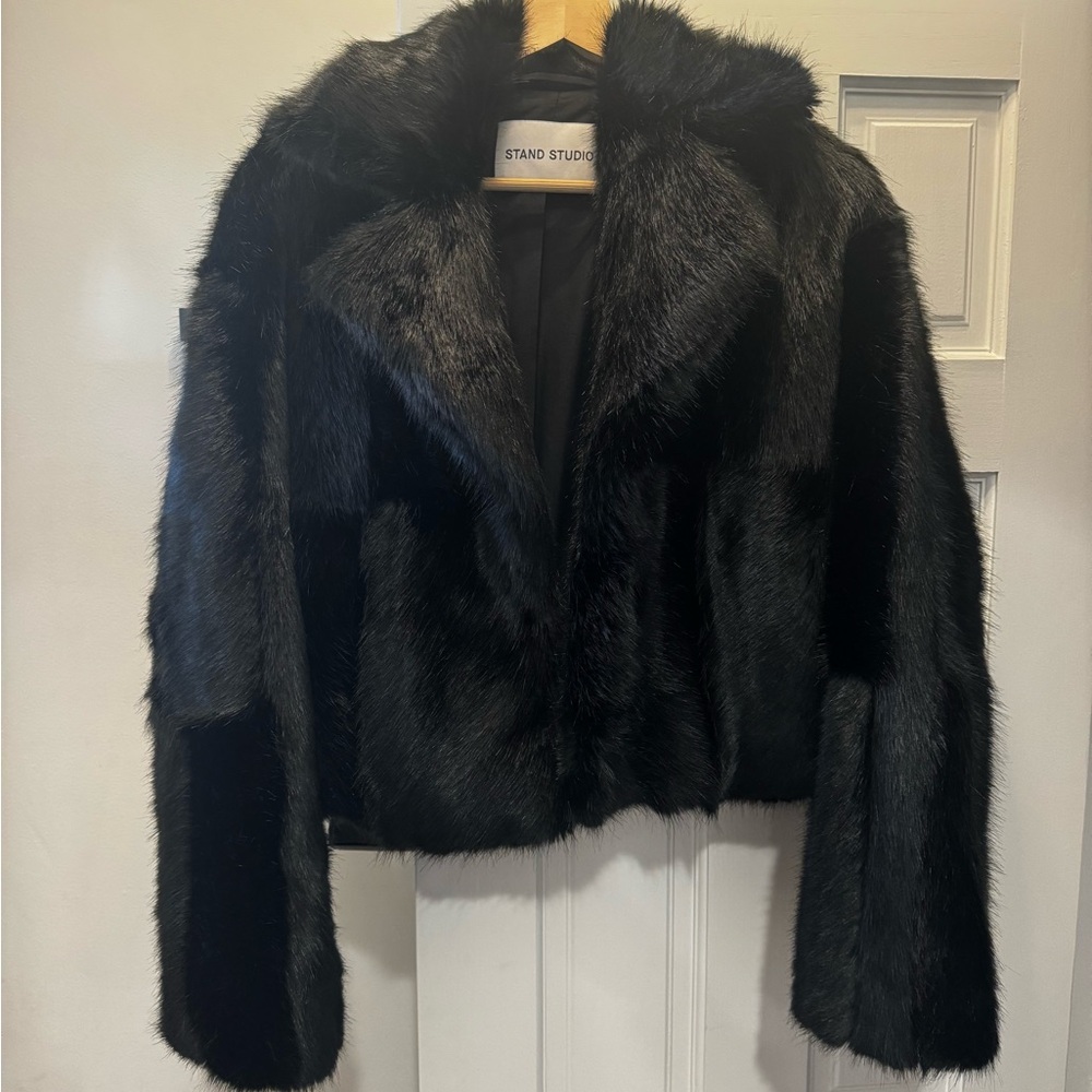 Black Faux Fur